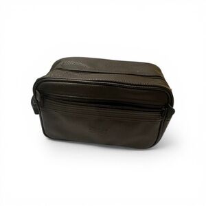 Silver Jeans Black Toiletry Dopp Kit Travel Grooming Bag Zippered